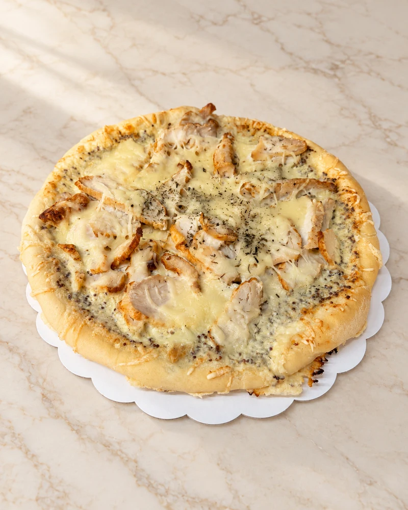 Pizza au poulet