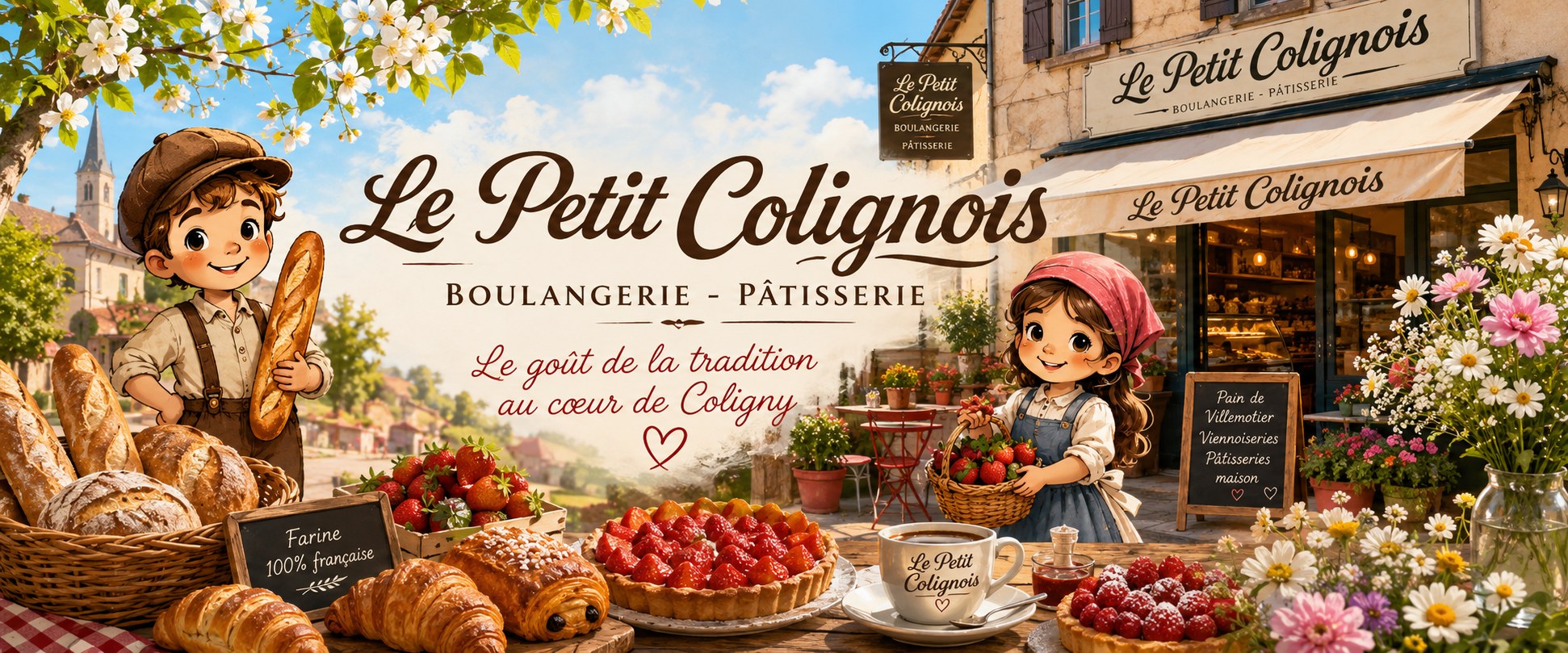 Le Petit Colignois, boulangerie pâtisserie artisanale au cœur de Coligny